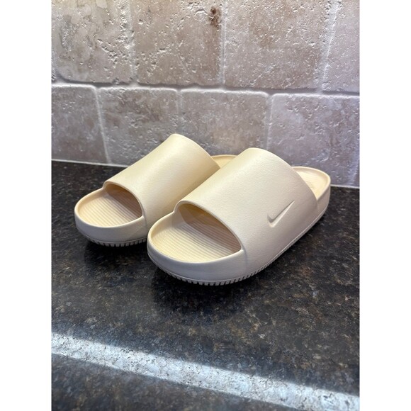 Nike Other - Nike Calm Slide Sesame Platform Sandals M 12 W 13 Like New